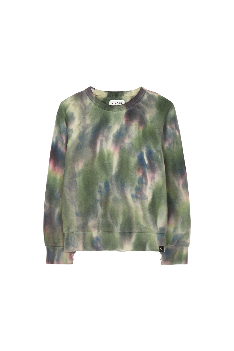 Tie dye sweatshirt online beige